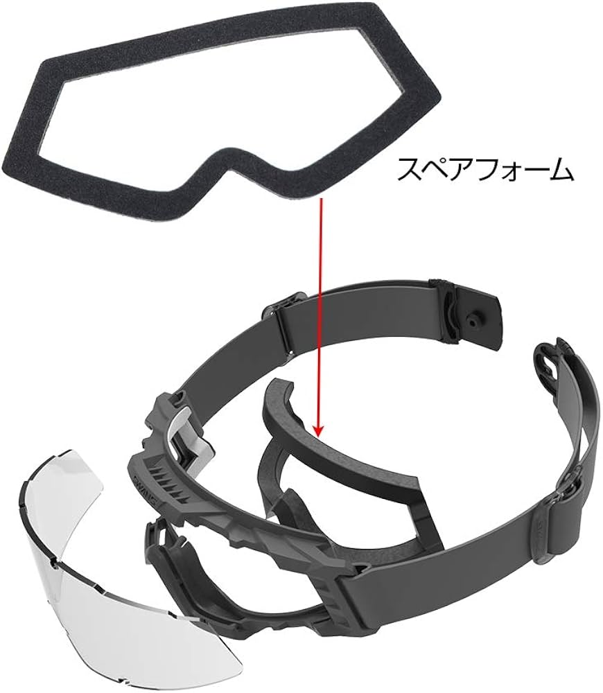 Amazon | [LayLax][SWANS] スペアフォーム (2個入り) タクティカル